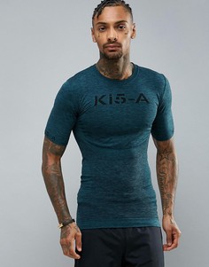Бесшовная футболка Ki5-A - Зеленый