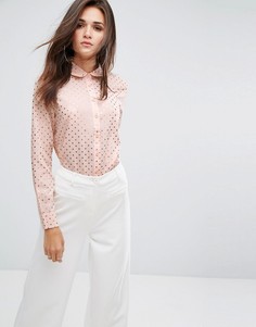 Рубашка с принтом Fashion Union - Розовый