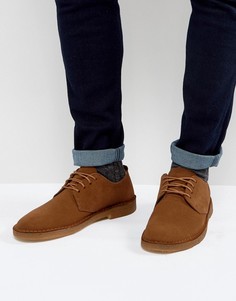 Замшевые туфли Clarks Originals Desert London - Коричневый