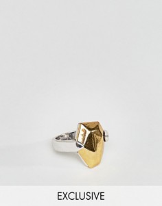Массивное кольцо DesignB London эксклюзивно для ASOS - Золотой