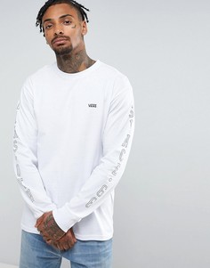 Белый лонгслив с принтом Vans OTW VA313LWHT - Белый