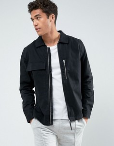 Саржевая куртка Jack &amp; Jones - Черный