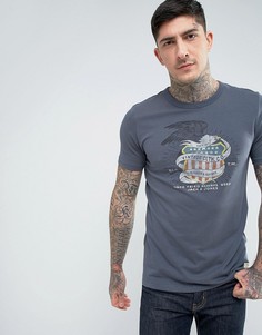 Футболка с принтом Jack &amp; Jones Vintage - Темно-синий