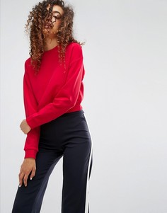 Укороченный свитшот ASOS - Красный