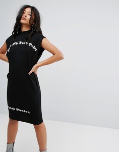 Платье с принтом Cheap Monday - Черный