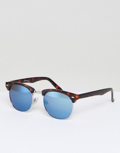 Винтажные солнцезащитные очки в черепаховой оправе Jeepers Peepers - Коричневый