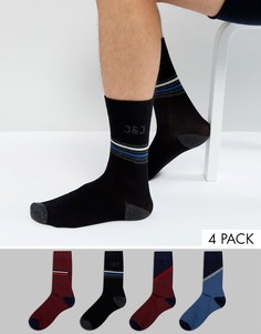4 пары носков с узорами Jack &amp; Jones - Мульти