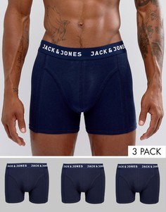 Комплект из 3 боксеров-брифов Jack &amp; Jones - Темно-синий