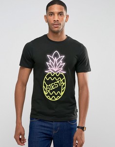 Футболка с принтом Jack &amp; Jones Originals - Черный