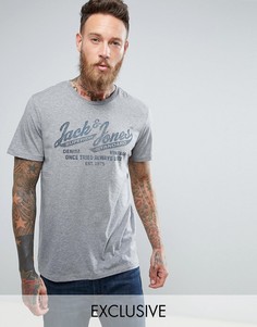 Футболка с принтом Jack &amp; Jones Vintage - Серый