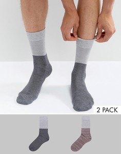 2 пары носков в стиле колор блок Selected Homme - Мульти
