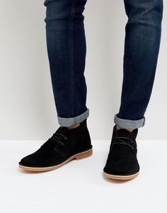 Черные замшевые дезерты Jack &amp; Jones Gobi - Черный
