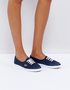 Атласные кроссовки Fred Perry Aubrey - Темно-синий