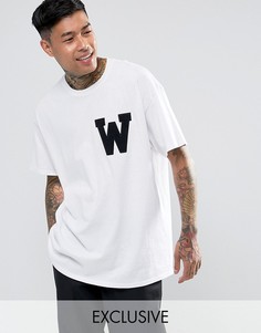 Свободная белая футболка Reclaimed Vintage Inspired - Белый