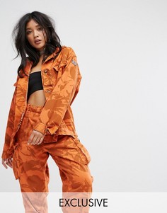 Камуфляжная куртка в стиле милитари Milk It Vintage - Оранжевый