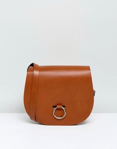 Сумка с застежкой-кольцом Leather Satchel Company - Рыжий