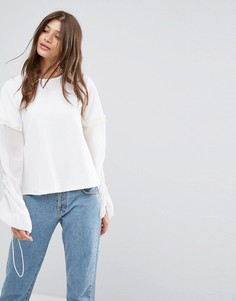Топ из крепа ASOS - Черный