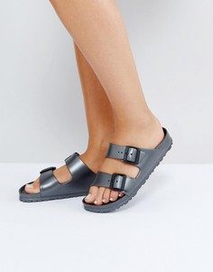 Сандалии металлик Birkenstock Arizona Anthracite Eva - Серый