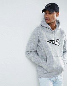 Худи серого цвета Nike SB Icon Banner 860116-063 - Серый