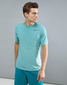 Синяя спортивная футболка Nike 860944-446 - Синий