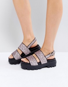 Массивные сандалии ASOS FLAUNT - Розовый