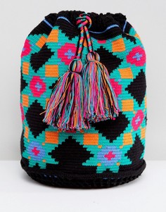 Тканый рюкзак Jardin Del Cielo Wayuu - Синий