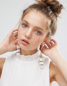 Серьги с кисточками ASOS - Золотой