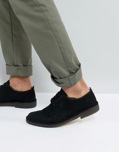 Замшевые туфли Clarks Originals Desert London - Черный