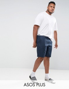 Тканые шорты для дома ASOS PLUS - Темно-синий