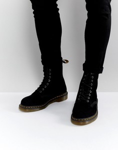 Замшевые ботинки Dr Martens 1460 - Черный
