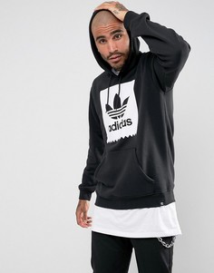 Черный худи adidas Skateboarding BB BR4926 - Черный