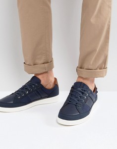 Темно-синие кроссовки из искусственной кожи Jack &amp; Jones Rayne - Темно-синий