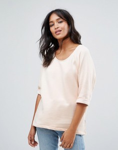 Свитшот с короткими рукавами Maison Scotch - Розовый