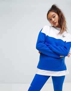 Синий свитшот с высоким воротом Reebok Classics Lost &amp; Found - Синий