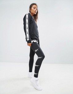Черные леггинсы с принтом Lost &amp; Found Reebok Classics - Черный