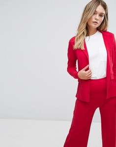 Приталенный блейзер Boohoo - Красный