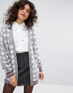 Кардиган с узором мастей игральных карт Sonia By Sonia Rykiel - Мульти
