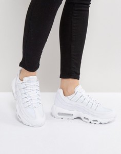 Белые кроссовки Nike Air Max 95 Essential - Белый