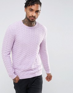 Сиреневый фактурный джемпер ASOS - Фиолетовый
