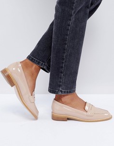 Лоферы на плоской подошве ASOS MUNCH - Бежевый
