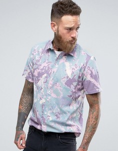 Рубашка классического кроя с принтом ASOS - Розовый