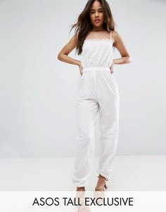 Пляжный комбинезон ASOS TALL - Кремовый