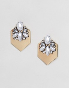 Серьги с камнями ASOS - Мульти