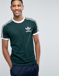 Зеленая футболка adidas Originals California BQ7559 - Зеленый