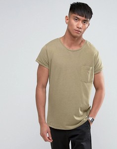 Футболка с карманом Cheap Monday - Зеленый