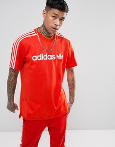 Оранжевая футболка adidas Originals Minoh BR4281 - Оранжевый