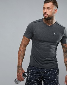 Черная футболка Nike Running Breathe 833136-010 - Черный