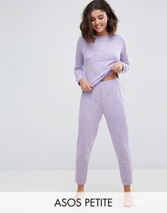 Свитшот и джоггеры ASOS PETITE LOUNGE - Фиолетовый