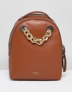 Светло-коричневый мини-рюкзак с цепочкой Fiorelli Anouk - Рыжий