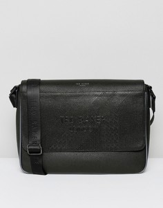Черная сумка почтальона Ted Baker - Черный